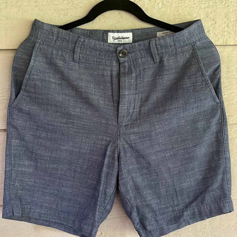 Teens/ Man blue short 7” inseam